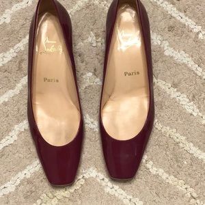 Christian Louboutin patent leather heels, size 41.5